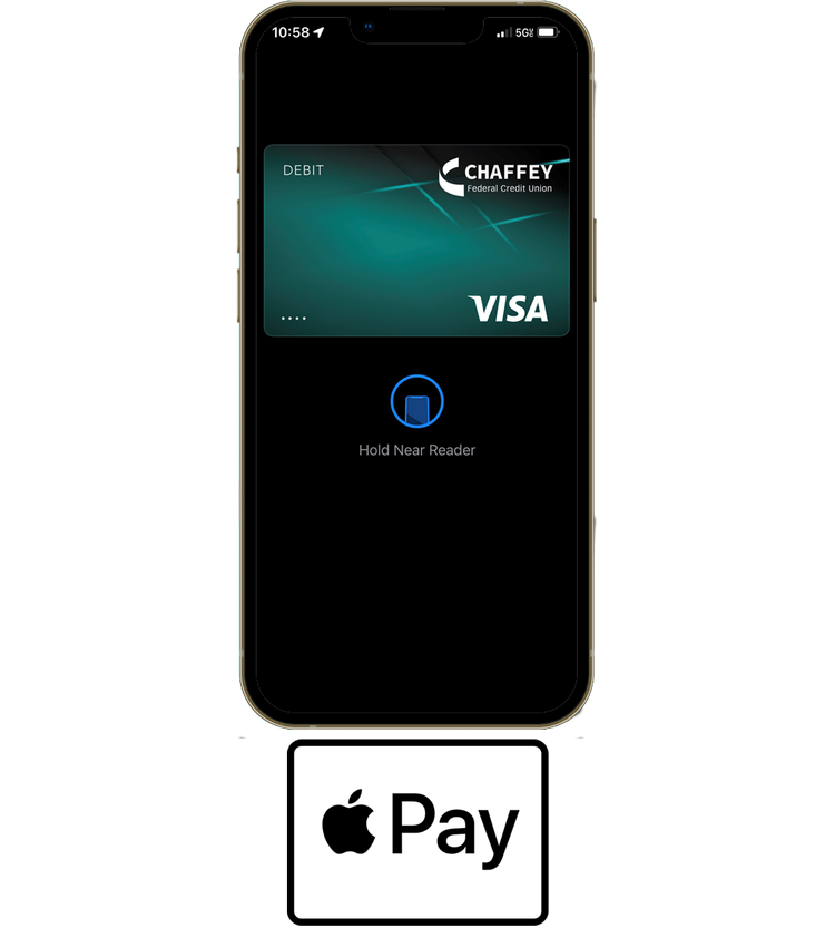 image of chaffey digital wallet on an iphone